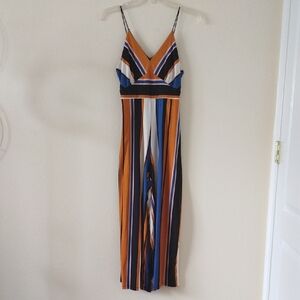 Rue21 Vibrant Striped Jumpsuit